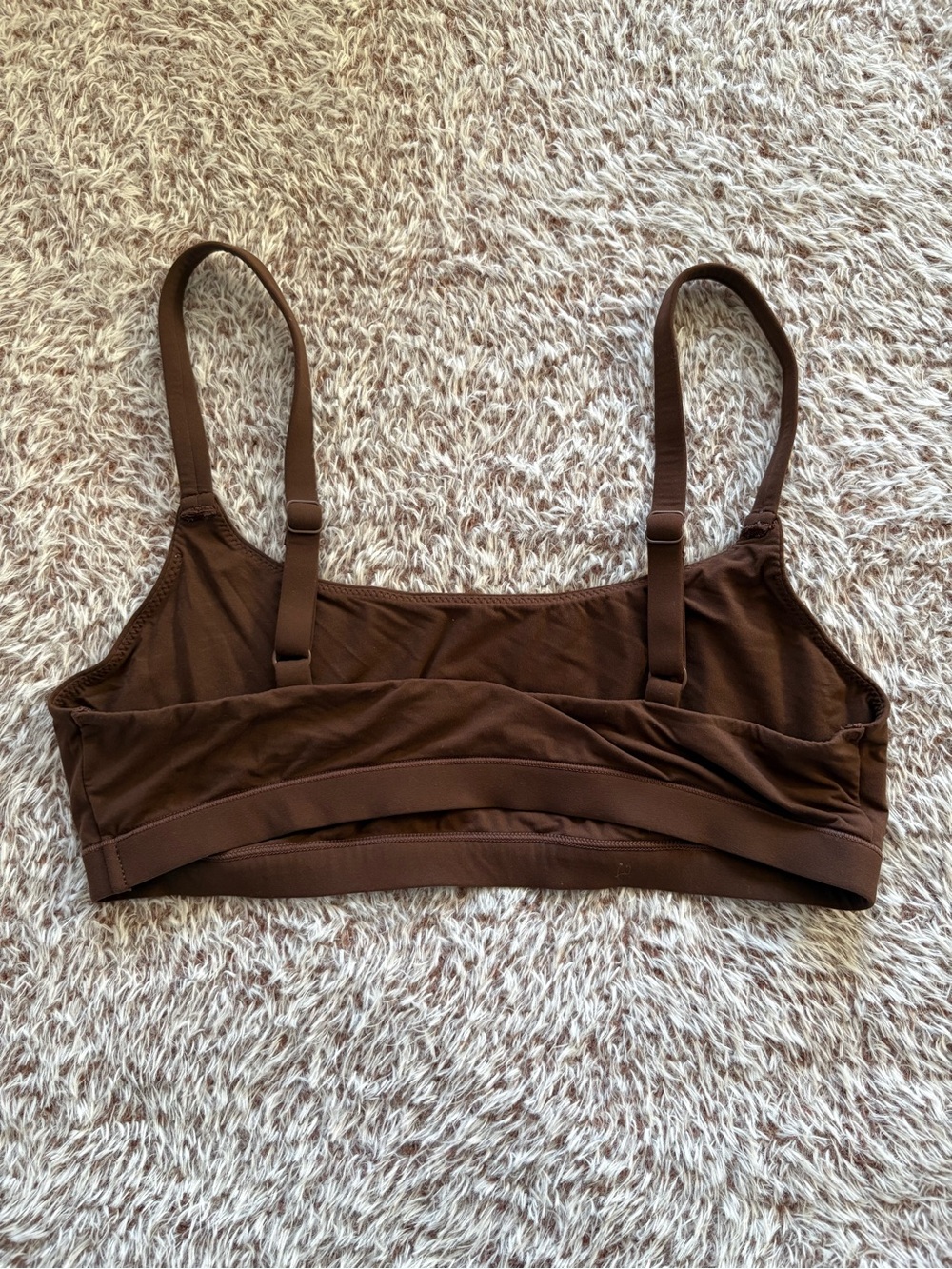 Skims Brown Wireless Bralette - Picture 2 of 3